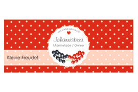 Design rechteckig Johannisbeere